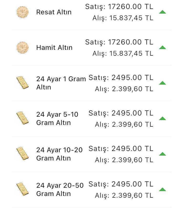 Konya’da altın fiyatları ve güncel döviz kurları I 14 Haziran 2024 9